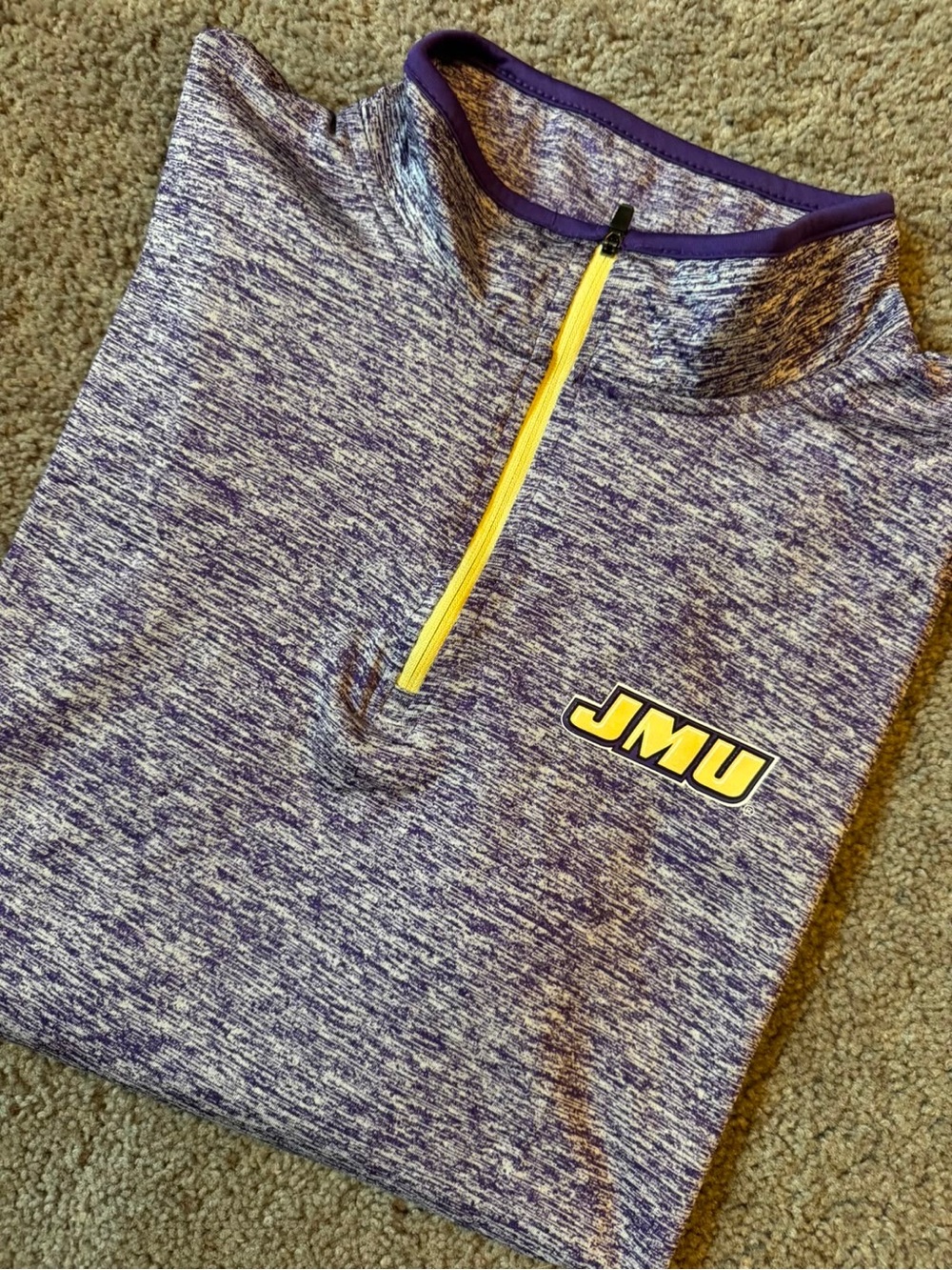 James Madison University quarter-zip pullover. Size L